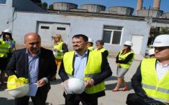 Miniszter látogatta meg az átalakított nagyváradi hőerőművet