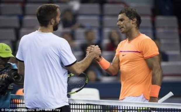 Sanghaji tenisztorna: Nadal már a második körben búcsúzott