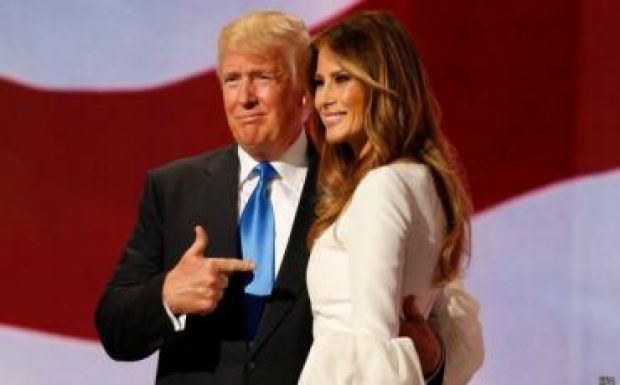 Melania Trump védelmébe vette a férjét