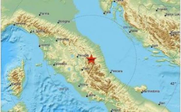 Ismét erős földrengés rázta meg Közép-Olaszországot