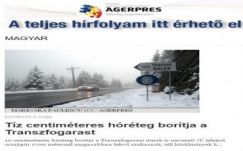 Ismét ad ki magyar nyelvű híreket az Agerpres hírügynökség