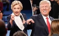 Országosan Hillary Clinton vezet, de az arányok eltérőek