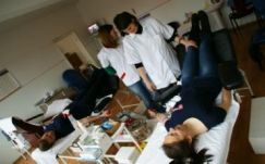 Esővíz csepeg a sepsiszentgyörgyi véradókra