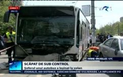 Rosszul lett a sofőr, oszlopnak ütközött az autóbusz