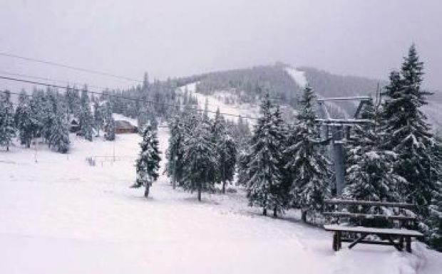A romániai hegyekben már tél van