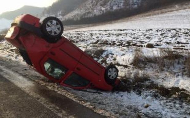 Két autó is felborult a hét végén Hargita megyében