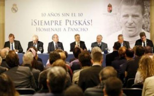 „Pancho univerzális”: Puskásra emlékeztek Madridban