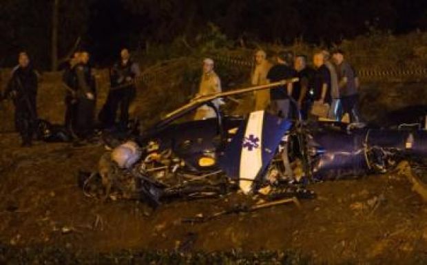 Lelőttek egy rendőrségi helikoptert Rióban