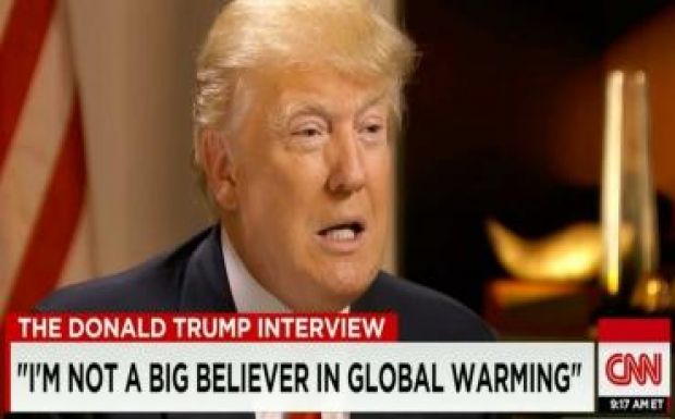 Trump megváltoztatta álláspontját a globális felmelegedésről