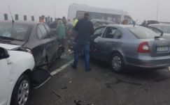 Súlyos tömegbaleset sok halottal az A2-es autópályán