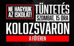 Kolozsváron is megmozdulást szerveznek a vásárhelyi katolikus gimnáziumért 