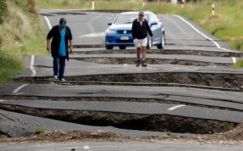 Erős utórengés rázta meg hétfőn Új-Zéland Déli-szigetét