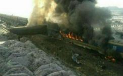 Döbbenetes vonatbaleset történt Iránban, rengetegen meghaltak