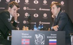 Sakkvilágbajnokság: a 12. játszma is döntetlennel zárult, jöhet a rájátszás