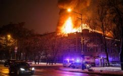 Leégett a kassai Safárik egyetem tetőzete