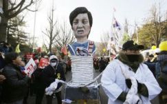 Százezrek ünnepelték a dél-koreai államfő felfüggesztését