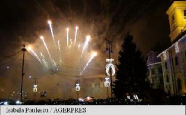 Nagy buli volt szilveszterkor Arad és Nagyszeben főterén