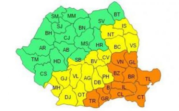 Másodfokú hóviharriadó van, nagy havazásra figyelmeztetnek