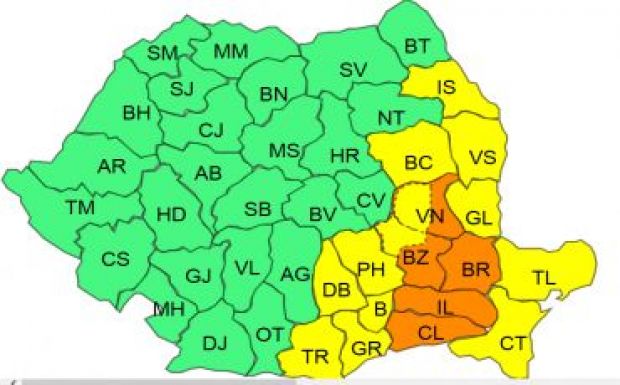 Másodfokú hóviharriadó van keleten, az egész országban fagyra figyelmeztetnek