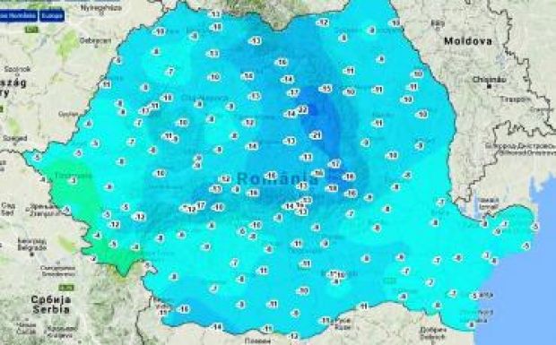 Fagyos lesz az időjárás a hét végéig