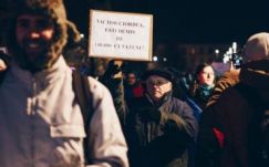 Kolozsváron több száz tüntető követelte a Victor Ciorbea lemondását