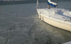 Burgasznál befagyott a tenger, 50 éve nem volt példa erre