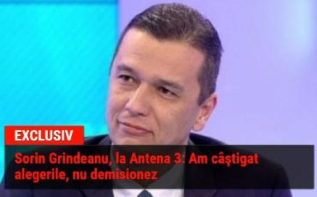 Sorin Grindeanu kormányfőnek nem áll szándékában lemondani