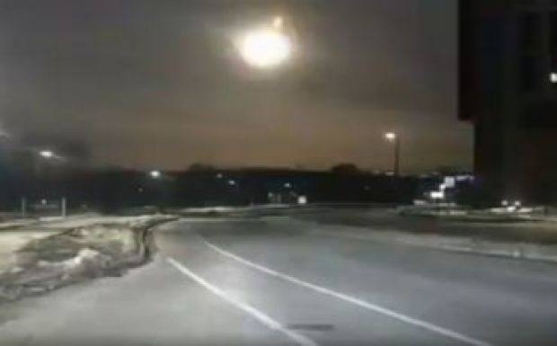 Meteort rögzített a rendőrjárőr fedélzeti kamerája