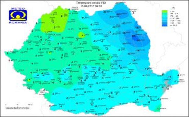 Nem Székelyföldön volt pénteken Románia legfagyosabb pontja