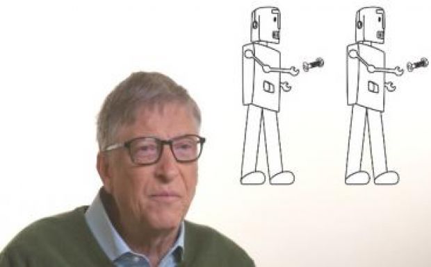 Adót vetne ki a robotokra Bill Gates