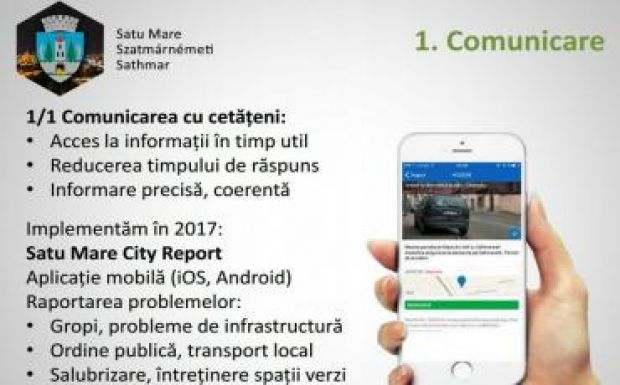 Mobiltelefonos applikációval jelezhetik a szatmárnémetiek, ha gond van a városban