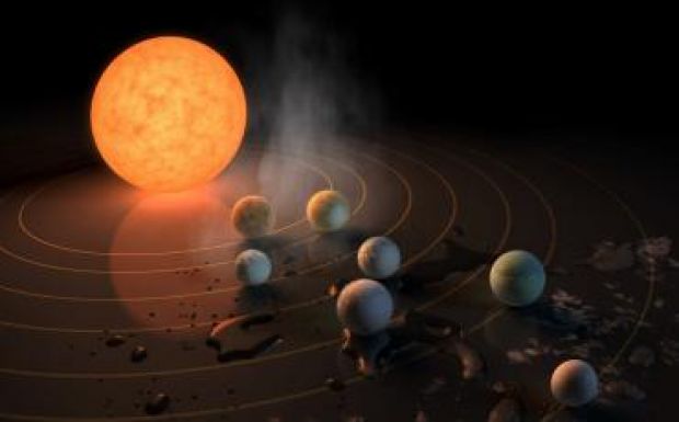 Nagy bejelentést tett a NASA: hét Föld-szerű bolygó van a közelünkben