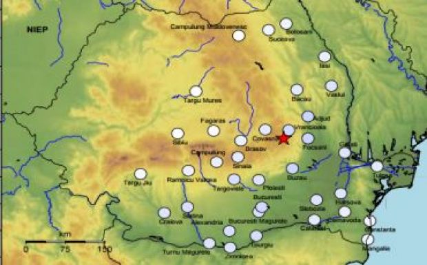 Újabb földrengés volt vasárnap Vrancea megyében