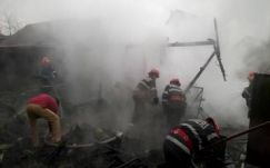 Leégett egy ház melléképülete Székelyudvarhelyen