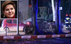 Autóbalesetet szenvedett a lengyel miniszterelnök