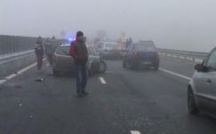 Másfél óra alatt három baleset történt a sűrű köd miatt Arad megyében