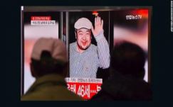 Idegmérget találtak Kim Dzsongnam arcán