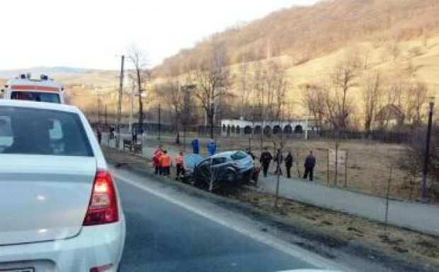 FRISSÍTVE: Ittas nő szenvedett autóbalesetet Székelyudvarhely határában