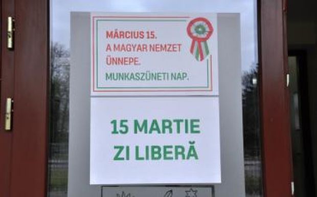 Március 15-e munkaszüneti nap a háromszéki és sepsiszentgyörgyi önkormányzatnál