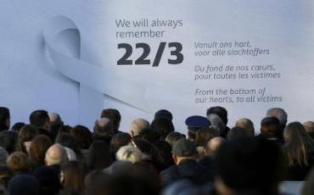 Brüsszelben megemlékeztek az egy évvel ezelőtti terrortámadások áldozataira