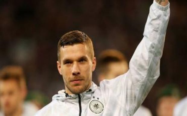 Podolski pókhálózott utolsó válogatottbeli meccsén