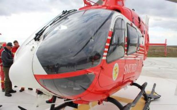Kipróbálták a váradi kórház helikopterleszállóját
