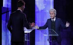 Fej fej mellett Mark Rutte és Geert Wilders támogatottsága