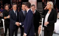 Emmanuel Macron „nyerte” a francia elnökjelöltek első tévévitáját