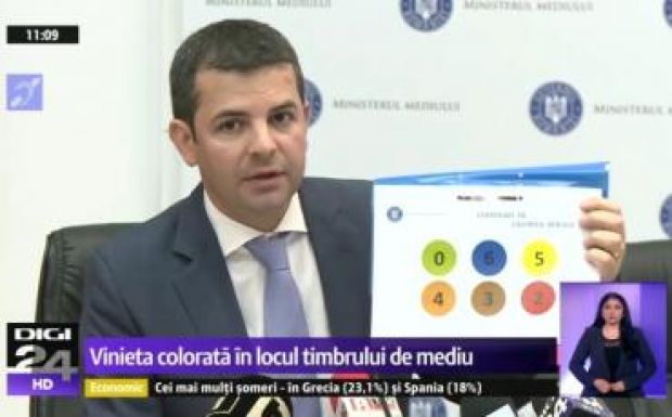 Bemutatta a volt környezetvédelmi miniszter az emissziós matricákat