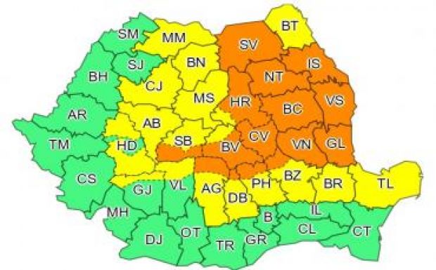 Legalább péntekig kitart a tél az erdélyi megyékben