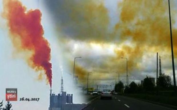 Nem találtak kivetnivalót abban, hogy vöröses gőzt eresztett a levegőbe az Azomureş