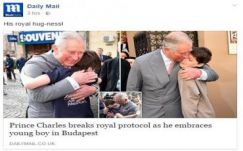 A brit sajtó tudósítása Bukarestből: kisfiút ölelgetett Budapesten Károly herceg