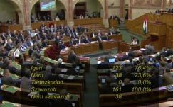 Megszavazta a magyar parlament a lex CEU-t