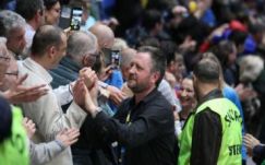 Nekiment a Fradi szurkolótáborának Per Johansson 